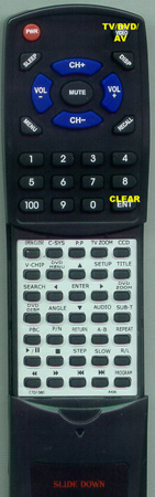 AKAI CTD1300 replacement Redi Remote