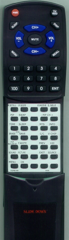 AKAI PDP5016H replacement Redi Remote