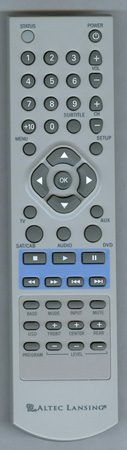 ALTEC LANSING PT7031 Genuine  OEM original Remote