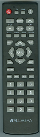 ALLEGRA ALG-32LC1A Genuine  OEM original Remote