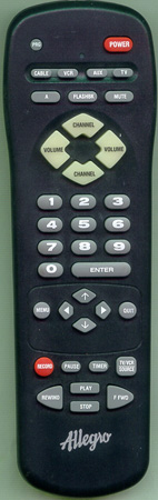 ALLEGRO 124-00212-13 MBC4020 Genuine  OEM original Remote