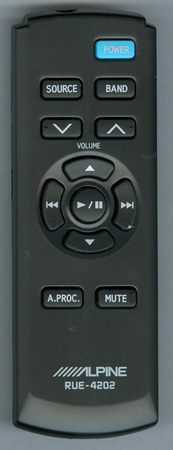 ALPINE 97-02291Z01 RUE-4202 Genuine OEM original Remote