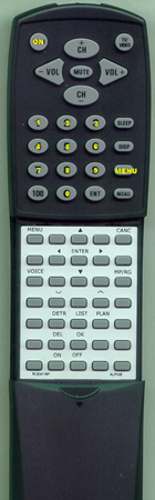 ALPINE RUE-4116-P RUE4116 replacement Redi Remote