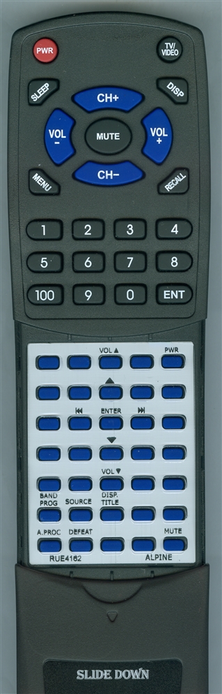 ALPINE RUE-4162 replacement Redi Remote