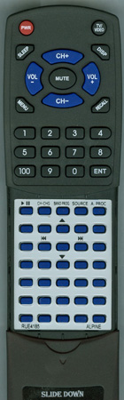 ALPINE RUE-4185 RUE4185 replacement Redi Remote