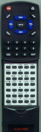 ALPINE 01T25013Y06 RUE4119 replacement Redi Remote