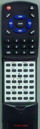 ALPINE RUE-4202 RUE4202 replacement Redi Remote