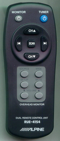 ALPINE RUE-4154 RUE4154 Refurbished Genuine OEM Original Remote