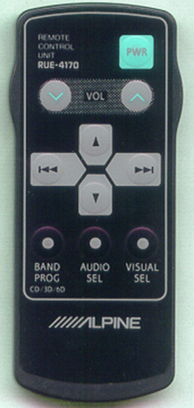 ALPINE RUE-4170 RUE4170 Genuine  OEM original Remote