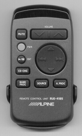 ALPINE RUE-4185-P Genuine  OEM original Remote
