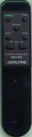 ALPINE RUE-4153-P RUE4153 Genuine OEM original Remote