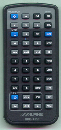 ALPINE RUE-4155 Genuine OEM original Remote