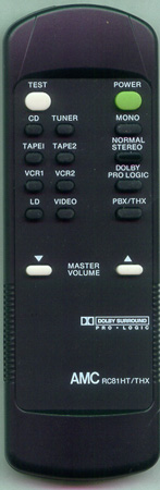 AMC AV81HT RC81HT Genuine  OEM original Remote