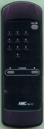 AMC RC-T7 RCT7 Genuine  OEM original Remote