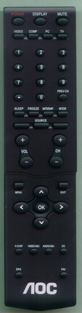 AOC 98TR7BD-INE-ENF Genuine OEM original Remote