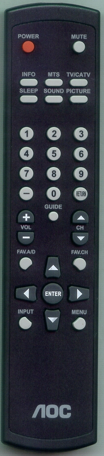 AOC L26W898 Refurbished Genuine OEM Original Remote