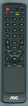 AOC 640000070260R Genuine OEM original Remote