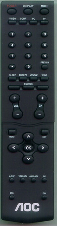 AOC 98TR7BD-INE-ACF Genuine OEM original Remote