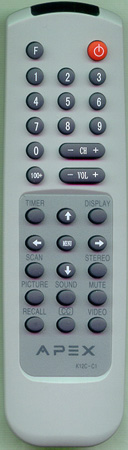 APEX 8201800271L K12CC1 Genuine  OEM original Remote