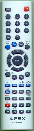 APEX 8201802860L TVD2025AT Genuine  OEM original Remote