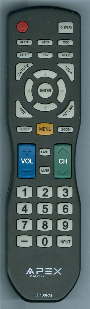 APEX LD100RM Refurbished Genuine OEM Original Remote