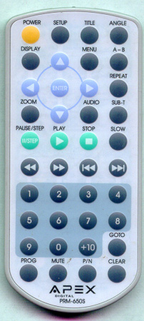 APEX PRM-650S PRM650S Genuine  OEM original Remote