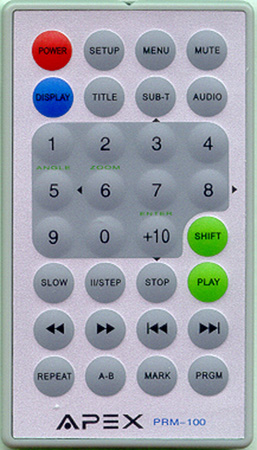APEX PRM100 PRM100 Genuine  OEM original Remote