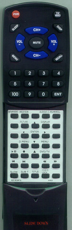 APEX 8201802672L KDT1CC2 replacement Redi Remote