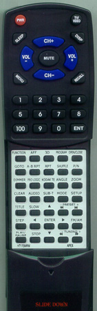 APEX HT170WRM HRM170 replacement Redi Remote