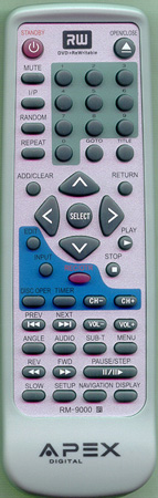 APEX 551009 RM9000 Genuine OEM original Remote