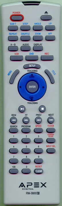 APEX ADV3800RM RM-3800 Genuine  OEM original Remote