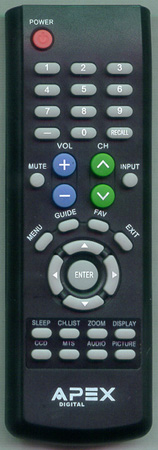 APEX LD3249RM Genuine  OEM original Remote