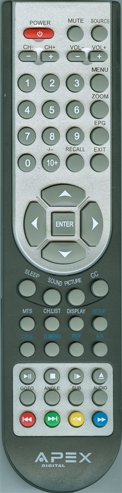 APEX LE3212D Genuine  OEM original Remote