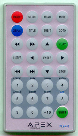 APEX PD510RM PRM400 Genuine OEM original Remote
