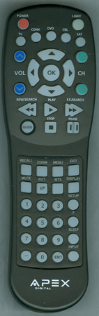 APEX RCU-200 Genuine OEM original Remote