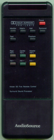 AUDIO SOURCE SS5 SS5 Genuine  OEM original Remote