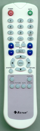 ASTAR LTV3001 Genuine  OEM original Remote
