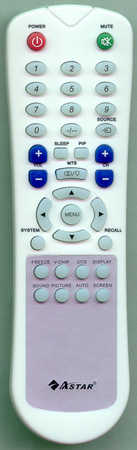ASTAR LTV3201 Genuine  OEM original Remote