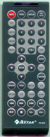 ASTAR PD3010 Genuine  OEM original Remote