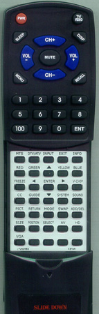 ASTAR LTV32HBG RM902 replacement Redi Remote