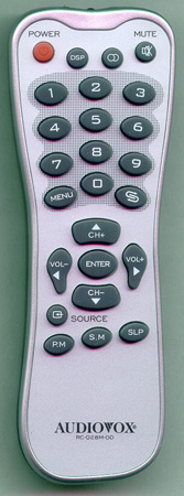 AUDIOVOX 301-Q20Y15-28MD RCQ28MOD Genuine  OEM original Remote