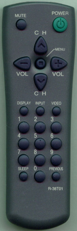 AUDIOVOX 48B3738T01 R38T01 Genuine  OEM original Remote