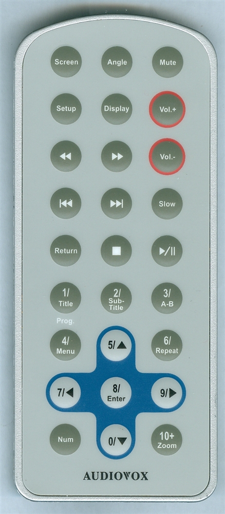 AUDIOVOX D1810 Refurbished Genuine OEM Original Remote