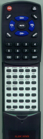 AUDIOVOX 301-UL27K6-38RC RCU38R0C replacement Redi Remote
