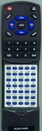 AUDIOVOX FPE2607DV replacement Redi Remote