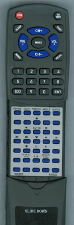 AUDIOVOX PVS72901 BLUE replacement Redi Remote