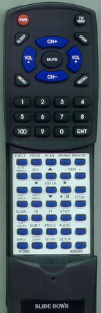 AUDIOVOX RC105301 replacement Redi Remote