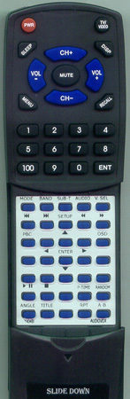 AUDIOVOX Y434BI replacement Redi Remote