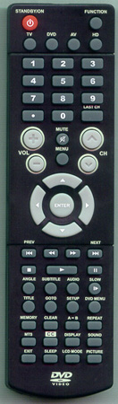 AUDIOVOX FPE2607DV Genuine  OEM original Remote