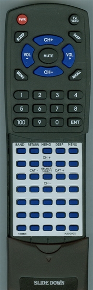AUDIOVOX 1363803 replacement Redi Remote